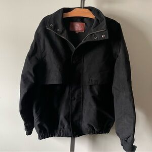 Vintage Outback Trading Company Bomber Pathfinder Jacket Rugged Black Mens Large